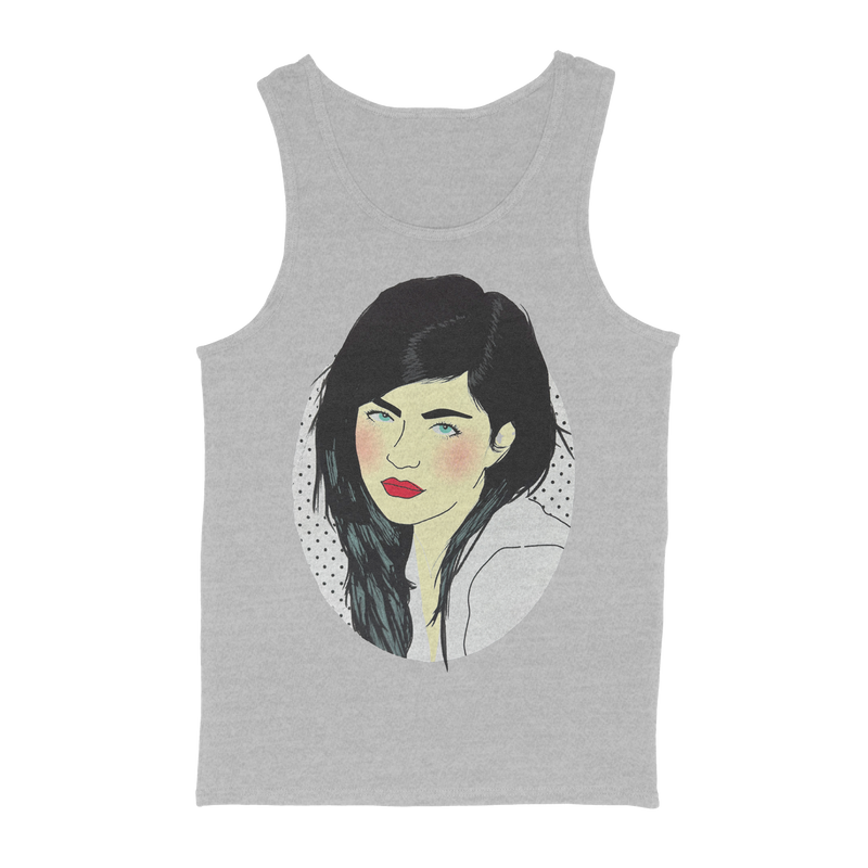 Grey Portrait Tank Top